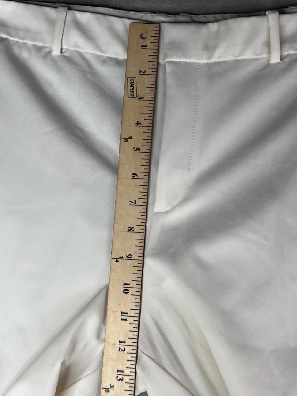 MNG Womens White Tapered Trousers Size 12 - Picture 7 of 16